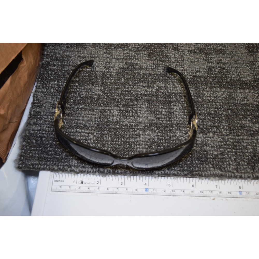 Chanel 6014 c.501/87 Black Wrap Sunglasses Silver CC Logo Italy 64-16 120 FLAWS - Picture 4 of 16